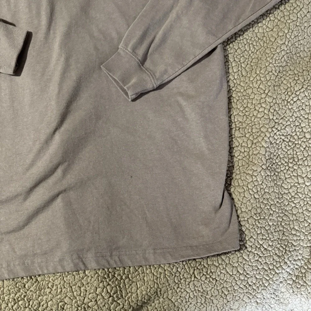 Carhartt DEARBORN LOOSE LS LOGO T-SHIRT 2XLT - Tan Color Men's